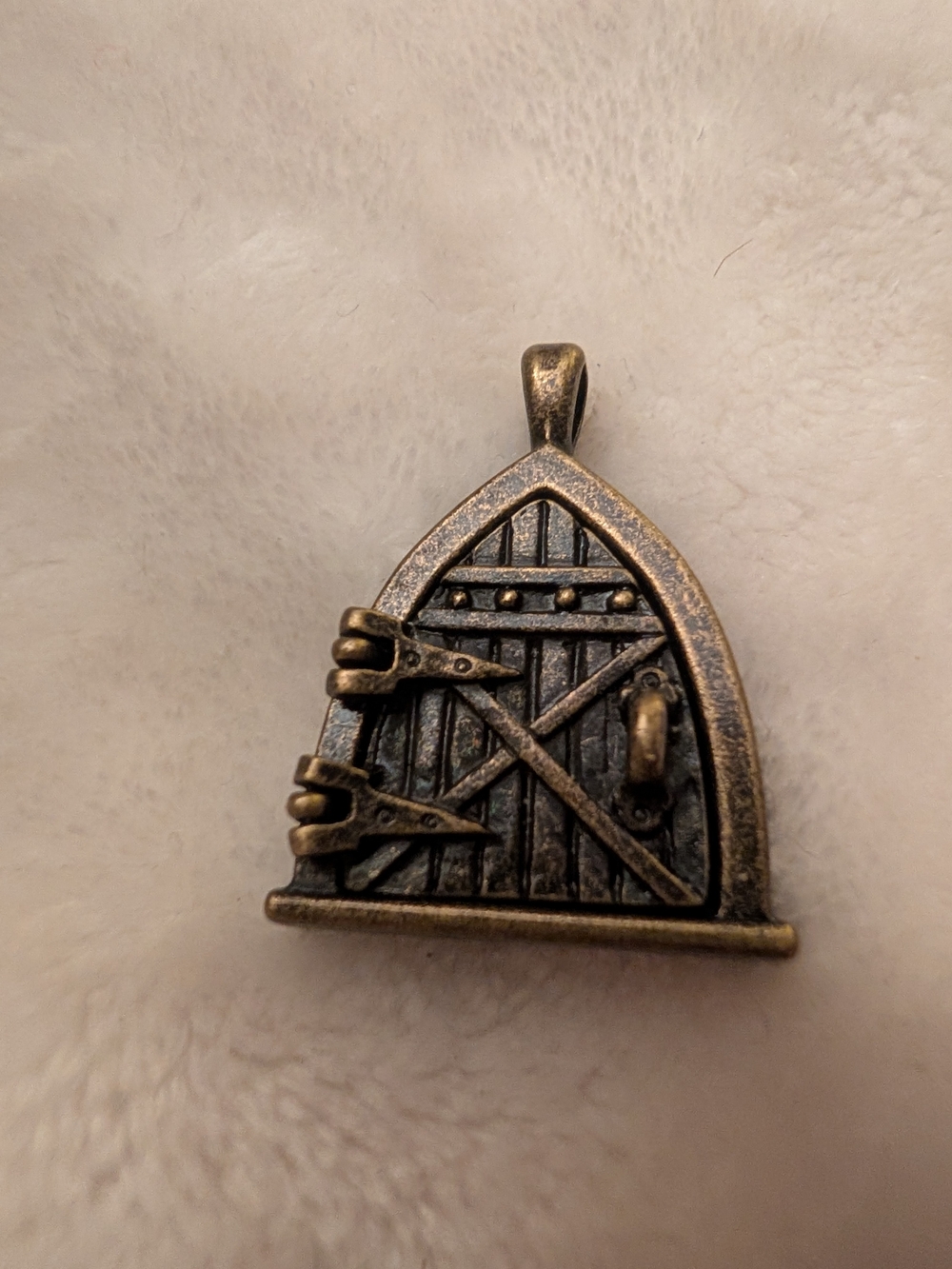 Vintage Fairy Door Pendant Cottagecore Fairycore Whimsigoth